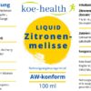 Zitronenmelisse-Liquid