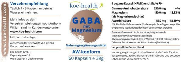 GABA Kapseln